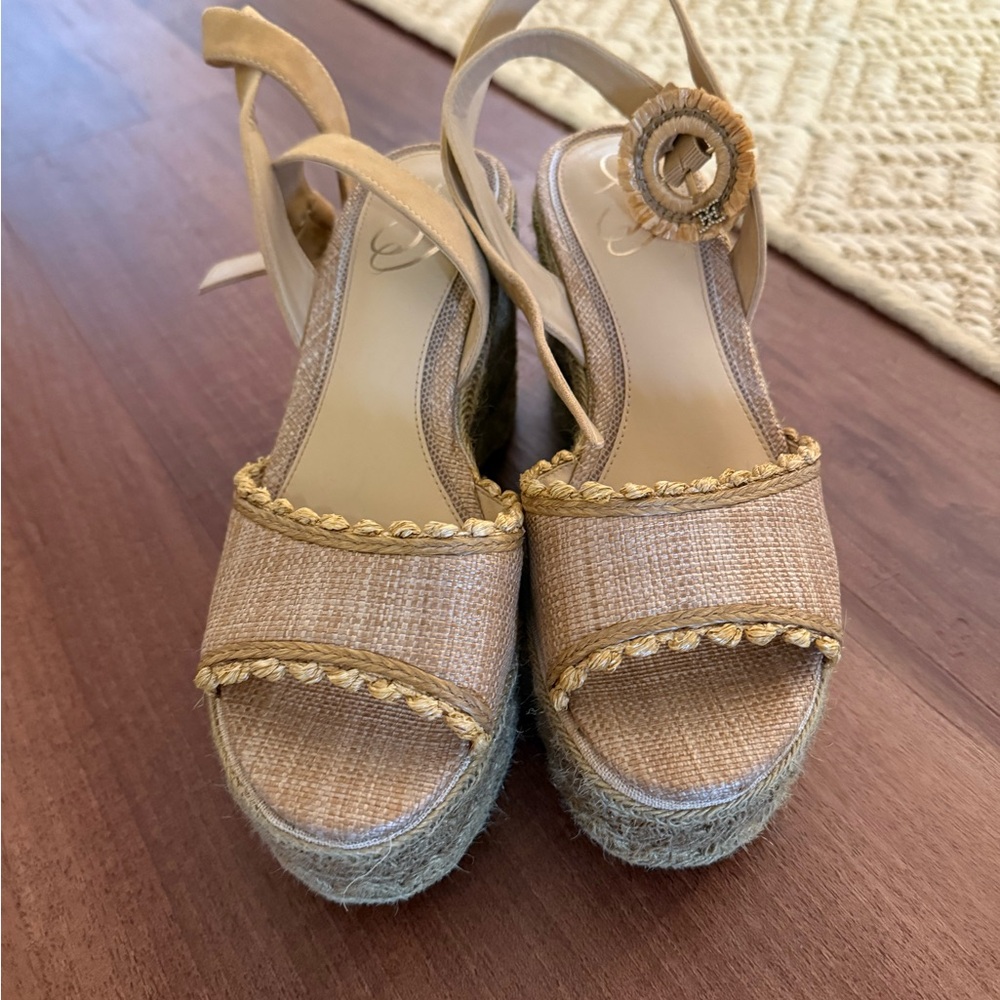 Dolce Vita Tan Espadrille Wedges